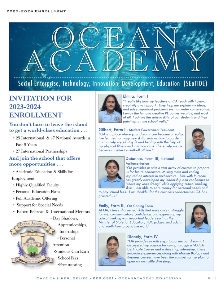 Ocean Academy – Caye Caulker High School